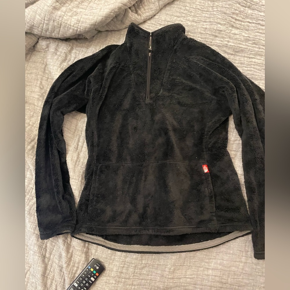 The North Face Sherpa Half Zip. Women’s size Large. Black.